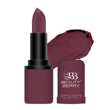 Beauty Berry Soft & Matte Moisturizing Velvet Lipstick For Women - Long-Lasting, Hydrating, High-Pigment Color. (Shade 07)